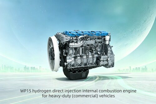 Weichai’s WP15 heavy-duty hydrogen engine clears China VI emission certification