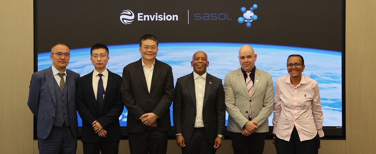 Sasol and Envision Energy Launch Green Hydrogen Design Study at Sasolburg