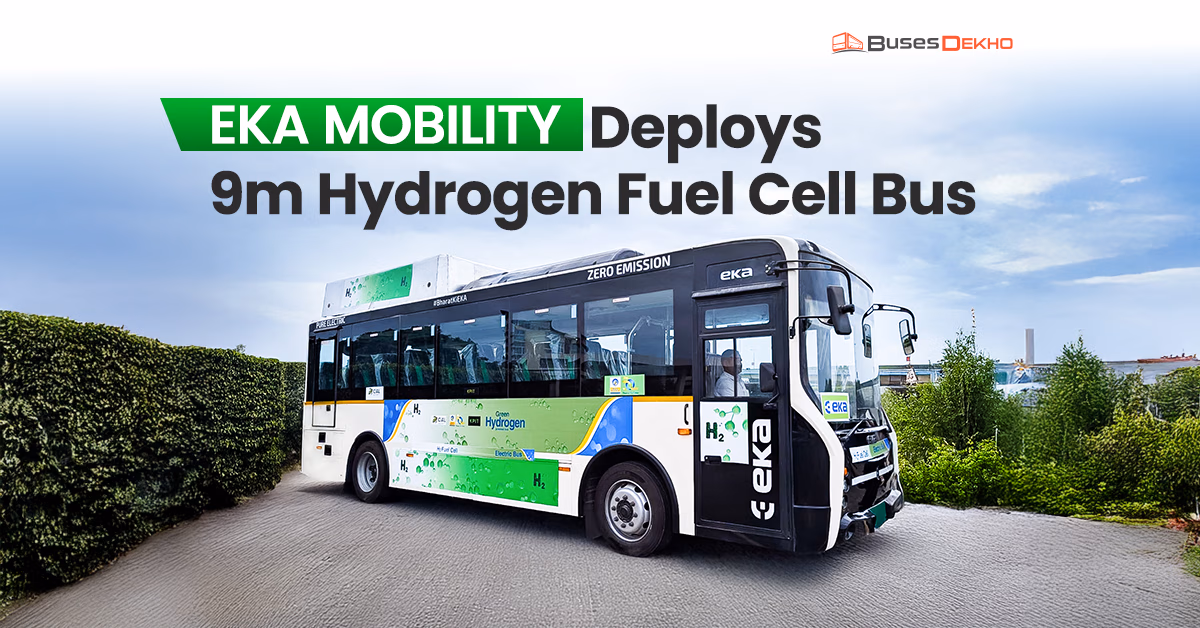 EKA Mobility Showcases Hydrogen Fuel Cells with New Bus at Cochin Airport