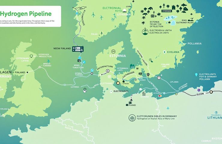 Nordic-Baltic Hydrogen Corridor Secures EU Support for 2,500 km Clean Energy Pipeline