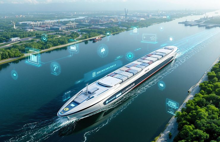 China Deploys First Hydrogen Fuel Cell-Powered Inland Container Ship in Push Toward Zero-Emission Waterways