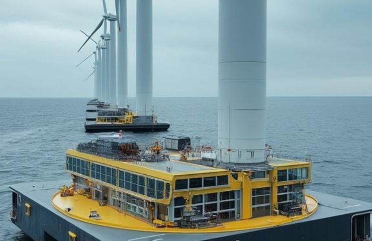 World’s First Floating Green Hydrogen Plant Sets Sail in the North Sea