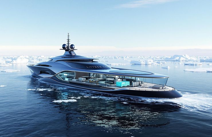 Lürssen’s 114.2m Project Cosmos Introduces Hydrogen Fuel Cells to Superyacht Design