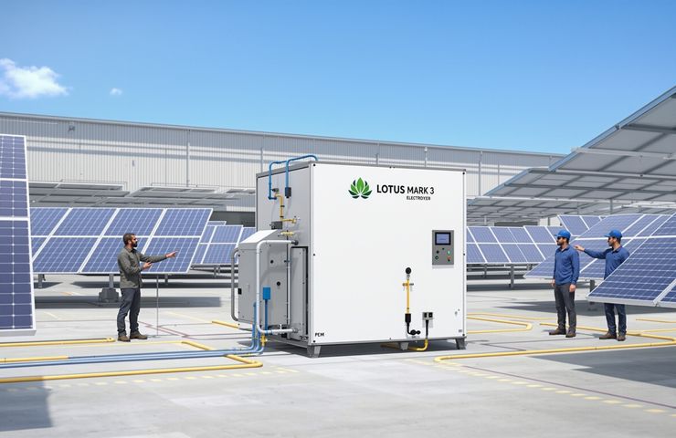Hydrogen Production Gets a Space-Saving Boost: Ohmium’s Lotus Mark 3 Shrinks Footprint to 29.7 m²/MW