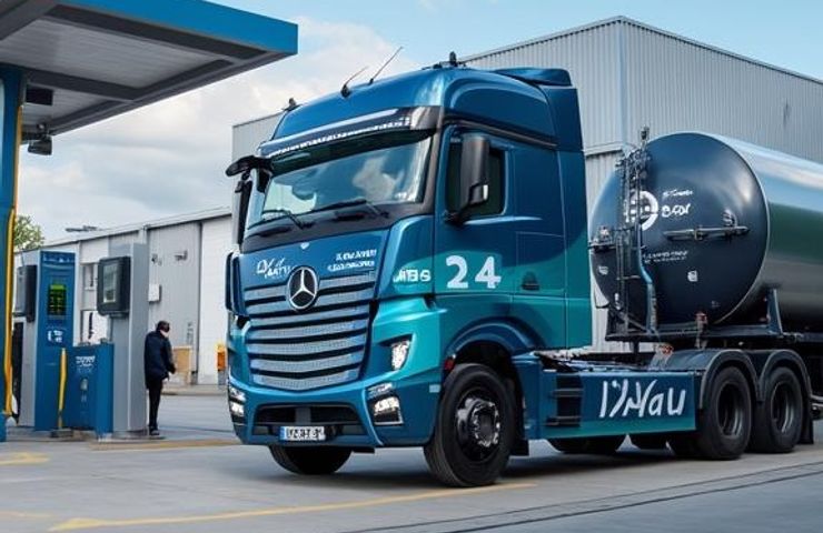 Hydrogen Fuel Cells Power Colruyt Group’s H2Haul Truck Trials in Belgium