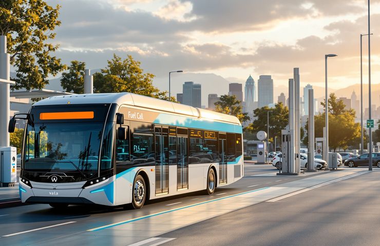 Hydrogen Fuel Cell Buses Propel Pasadena’s Zero-Emission Transit Revolution