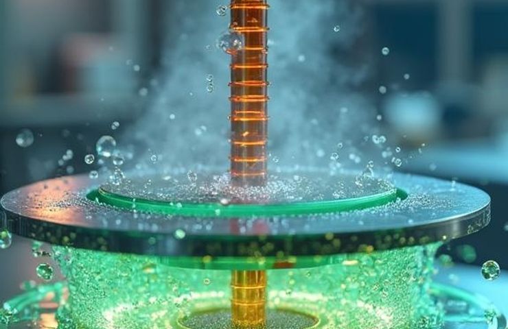 Green Hydrogen Production Accelerated by Dual-Rotor Spinning Disc Reactor