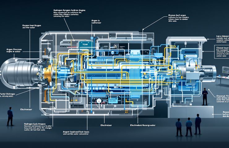 Zero-Emission Technology: Hydrogen Cycle Engine Achieves 60% Efficiency