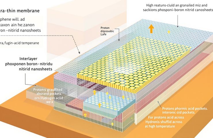 Hydrogen Fuel Cell News: Monash Engineers 250 °C Proton-Shuttling Nanosheet Membrane