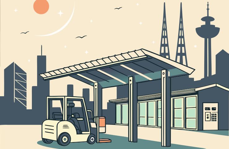 Koelnmesse’s Hydrogen Forklifts Leading the Charge in Low-Emission Trade Fair Logistics