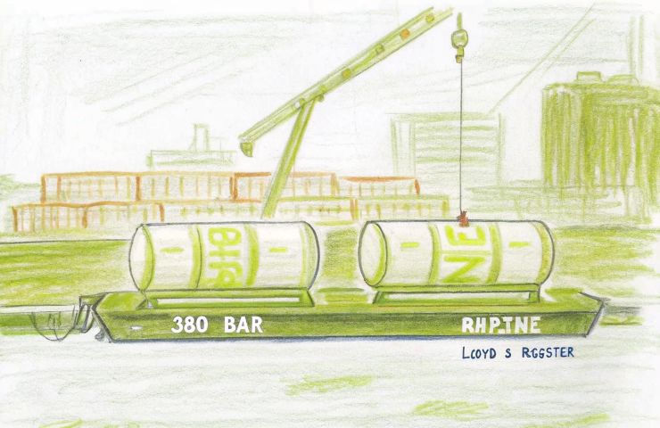 RH2INE Secures Lloyd’s Register Approval in Principle for Swappable 380-bar Hydrogen Containers