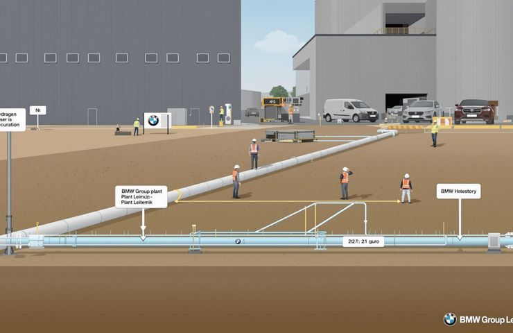 BMW Group starts construction of hydrogen pipeline to connect Leipzig plant