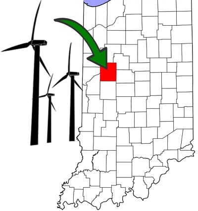 Wind turbine energy project in Tippecanoe County, Indiana Wind turbine energy project in Tippecanoe County, Indiana