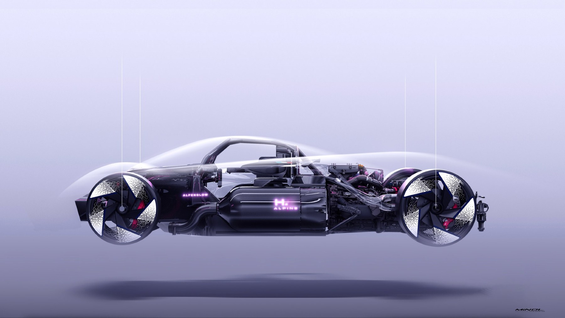 This double-hydrogen engine uses a curious gas: 340 hp and a detail that no one can explain