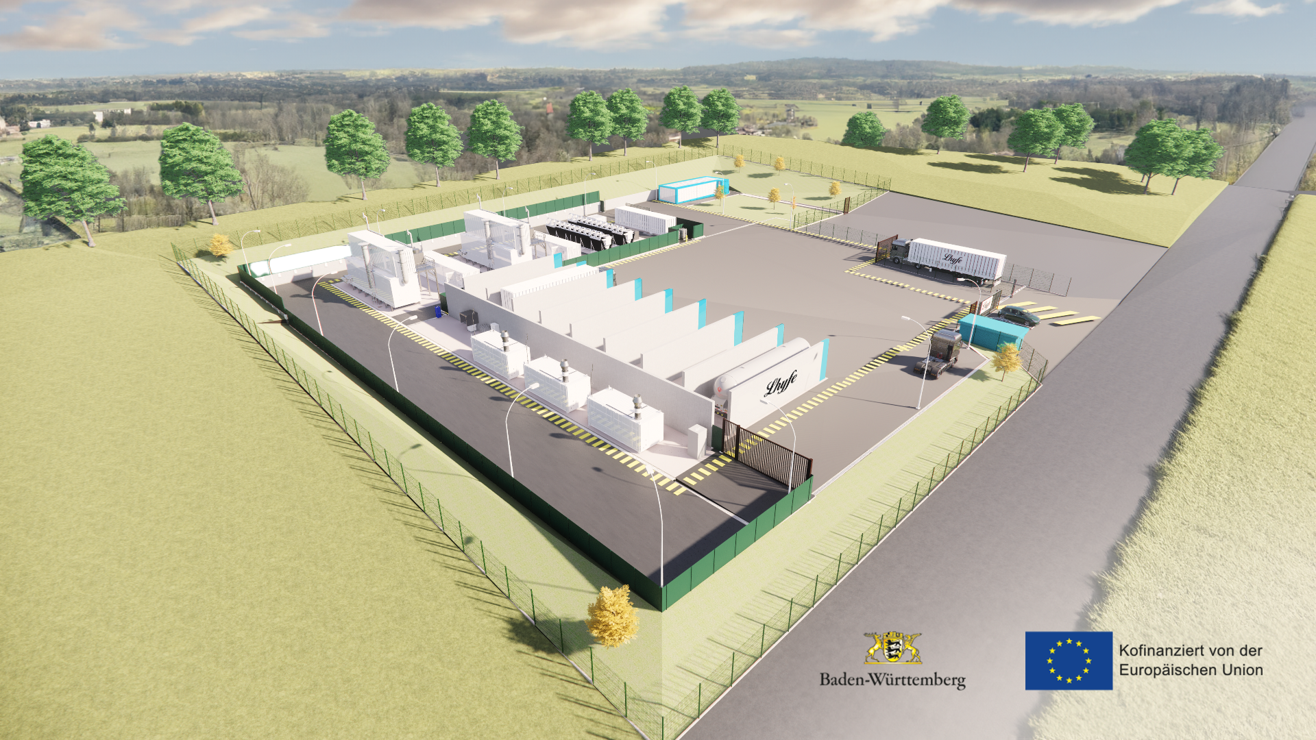Green hydrogen production - Lhyfe Schwäbisch Gmünd - Image Source - Lhyfe