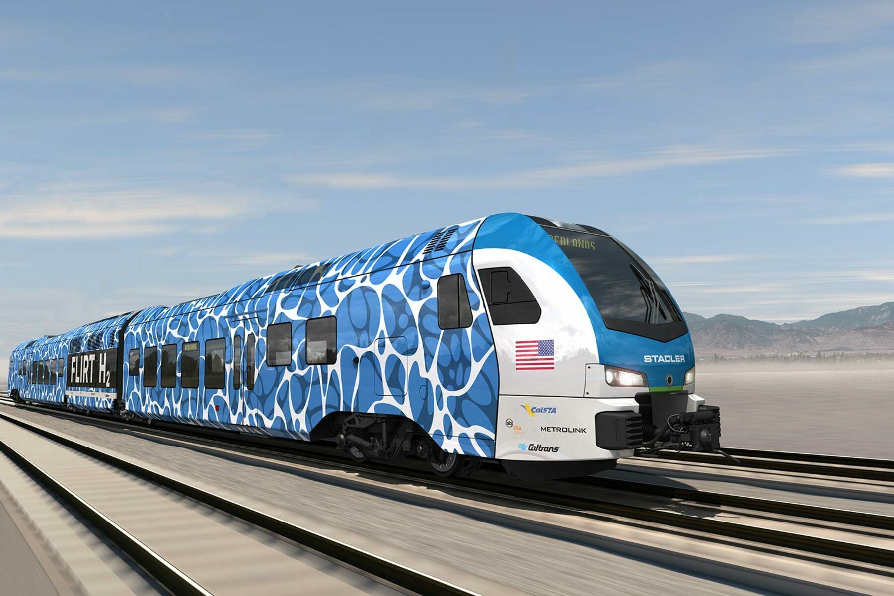 Thanks to this hydrogen train, San Bernadino passenger rail service is about to get a whole lot cleaner - H2 News