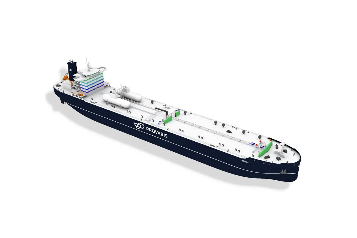 Provaris achieves world first in compressed hydrogen carrier Design Approval - Hydrogen Fuel News