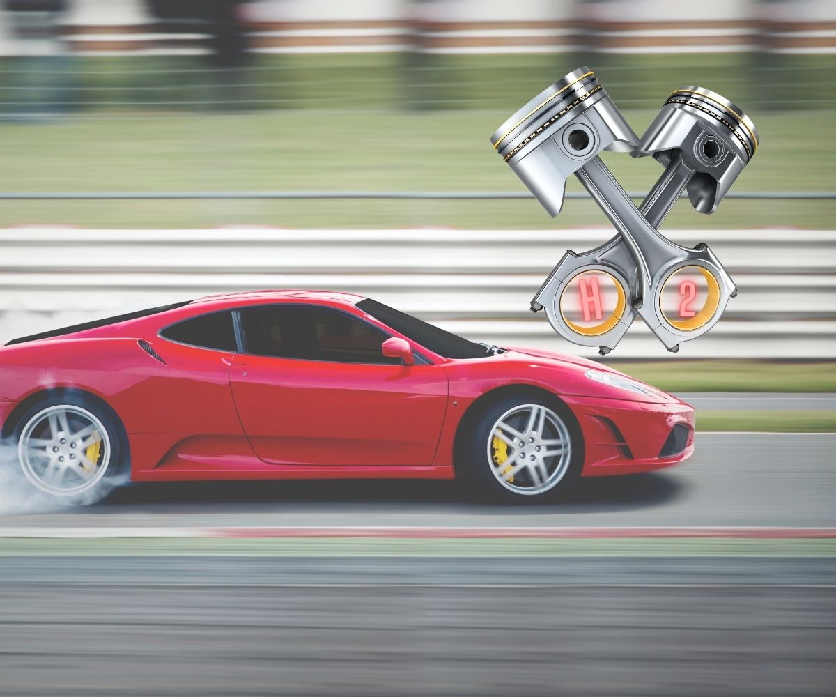 Ferrari's Unique Hydrogen ICE Design With Room for Tanks
