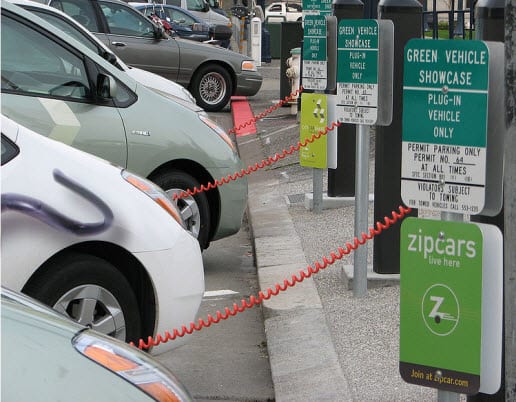 Bloomberg study shows the number of electric charging stations
