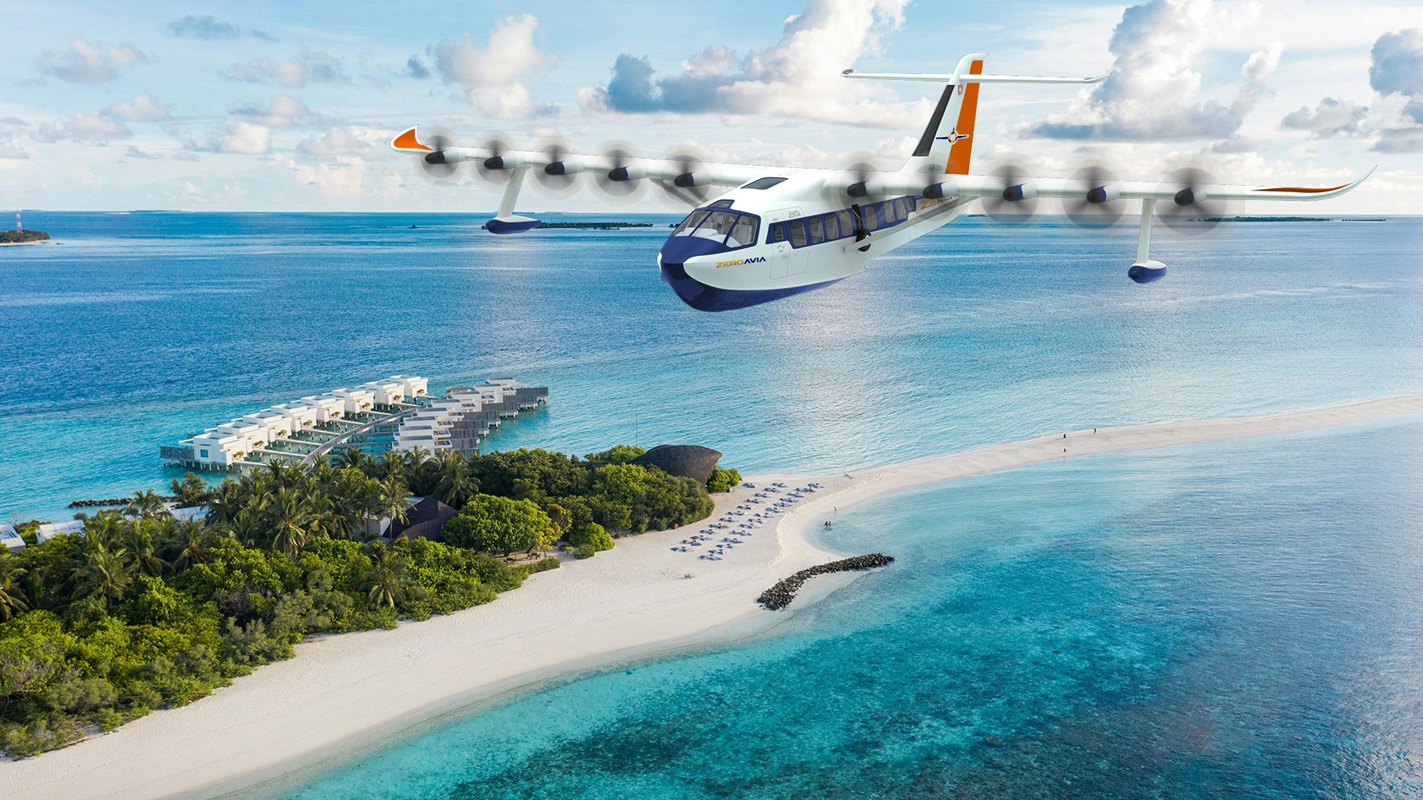 H2 amphibious aircraft - JEKTA and ZeroAvia livery - Partnership - Image Source - ZeroAvia